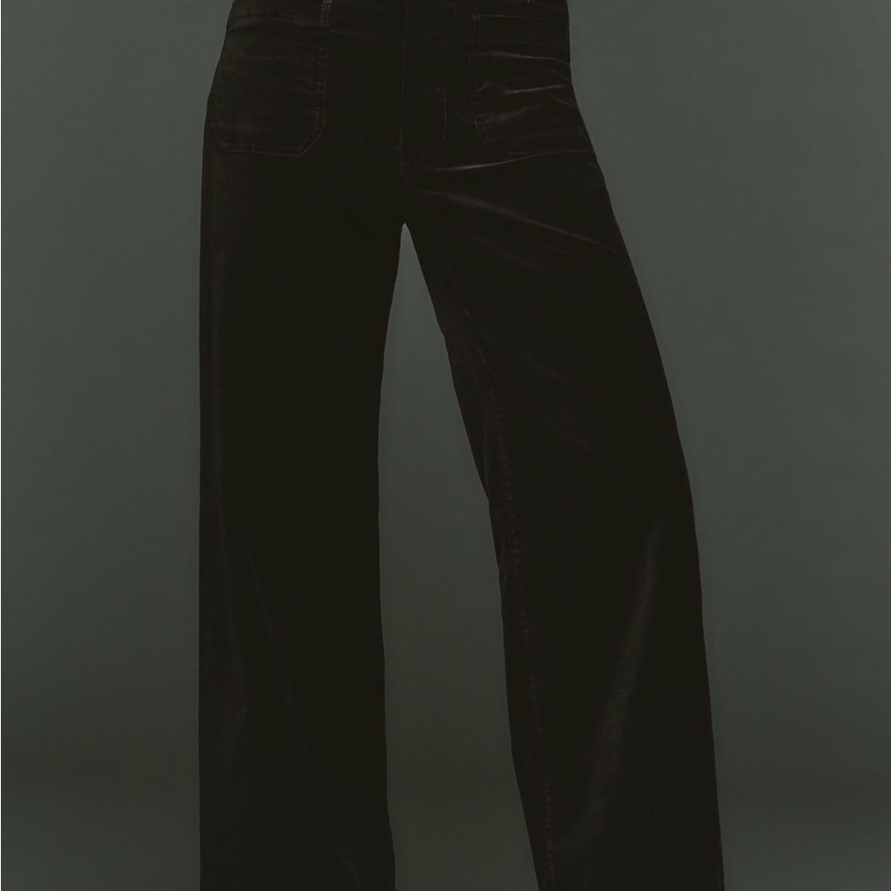 Anthropologie Colette NWT Size 28 Black Velvet Pants